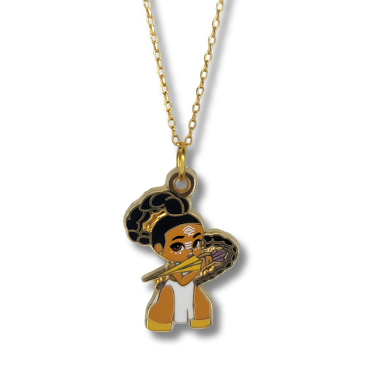 Nova: Goddess of the Universe Fashion Enamel Necklace